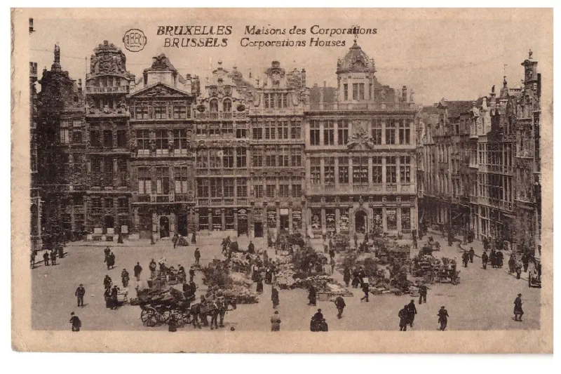 Bruxelles - Maison des corporations Vers 1935