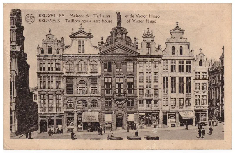 Bruxelles - Maison des tailleurs et de Victor Hugo Vers 1935