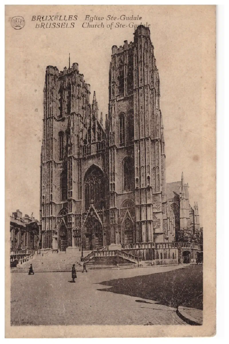 Bruxelles - Eglise Ste Gudule Vers 1935
