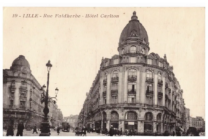 Lille - Rue Faidherbe - Hôtel Carlton Vers 1935