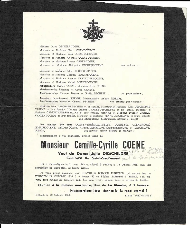 Camille COENE 19/10/1958