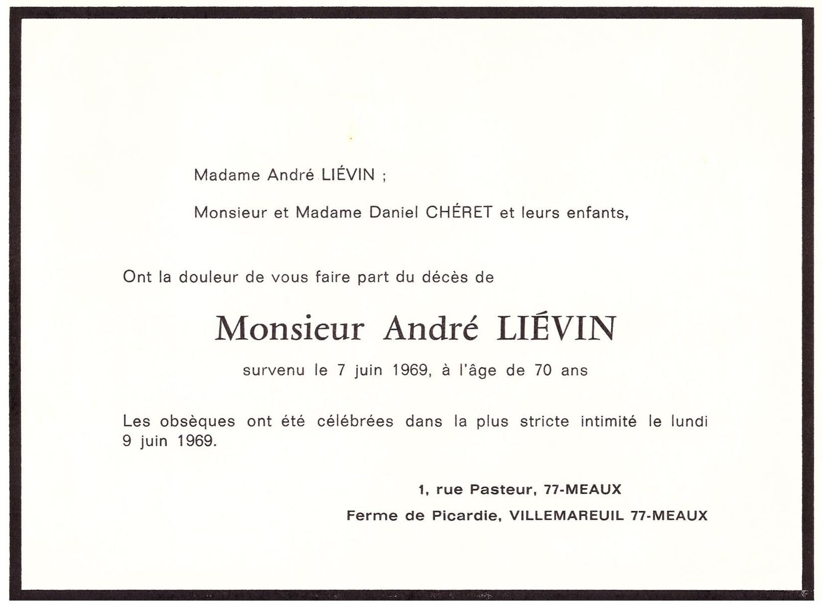 Andre LIEVIN 07/06/1969