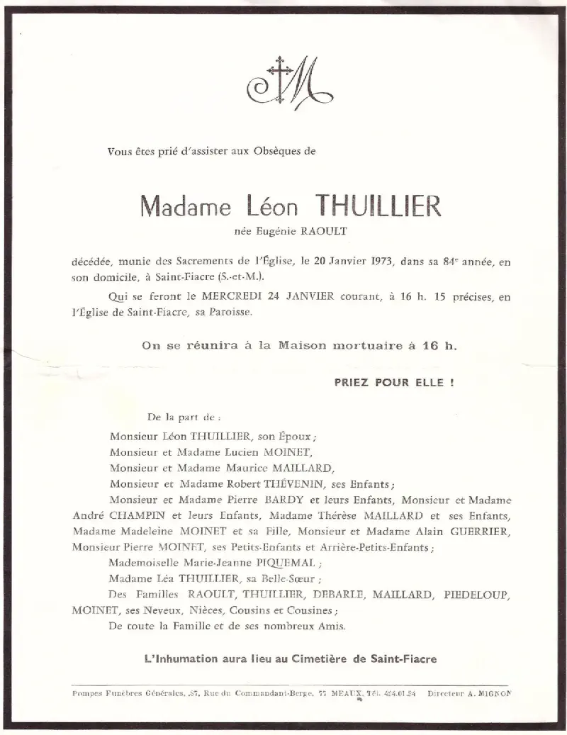 Eugenie RAOULT 20/02/1973