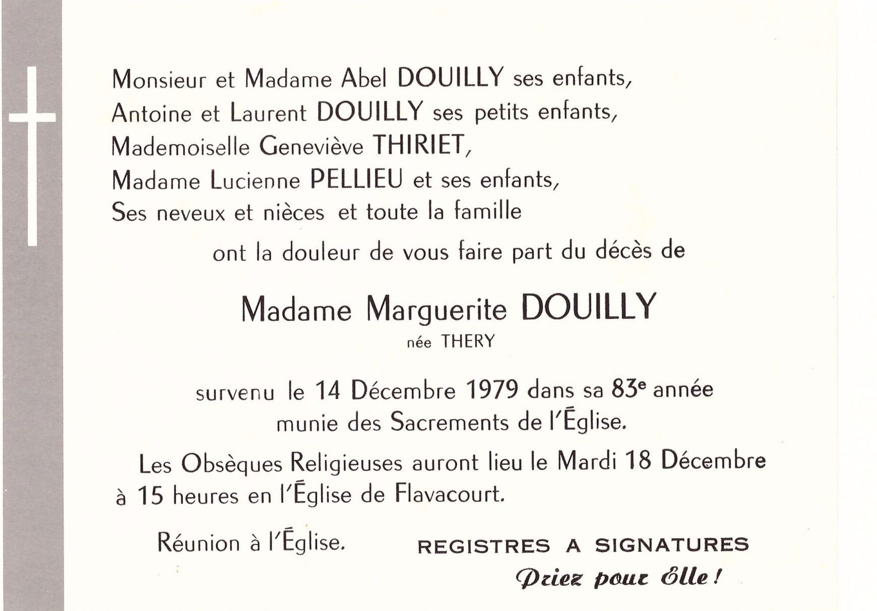 Marguerite THERY 14/12/1979
