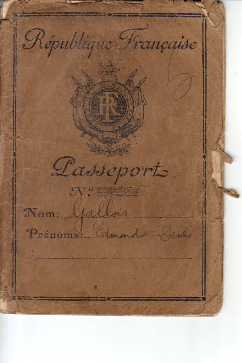 Passeport - 1947 - Edmond Denis GALLOIS