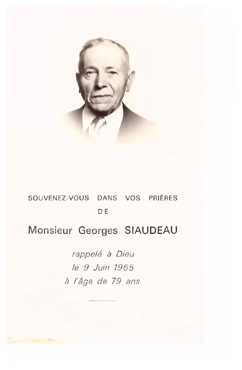 Georges SIAUDEAU