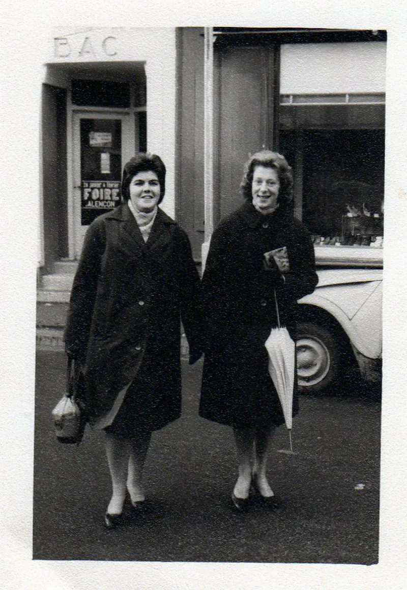 Jocelyne et Andréa HAELEWYN - 1962
