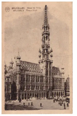 Bruxelles - Hôtel de ville Vers 1935