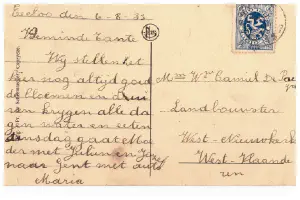 Caprycke - Kleenkapel Vers 1935