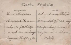 Carte postale des colonies de l'Yser à Chevilly Larue
