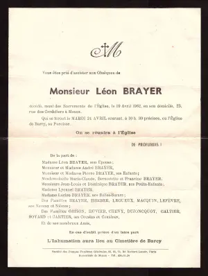 Leon BRAYER 19/04/1962
