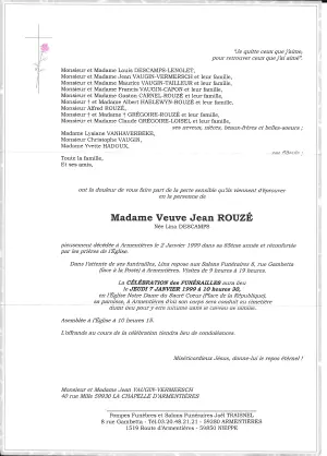 Lina DESCAMPS 02/01/1999