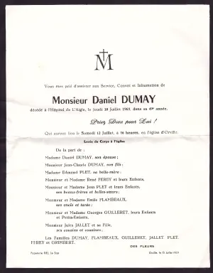 Daniel DUMAY 10/07/1969