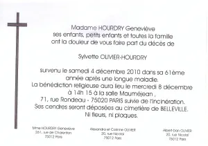 Sylvette HOURDRY 04/12/2010