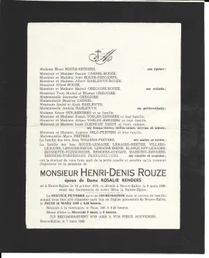 Henri ROUZE 05/03/1949