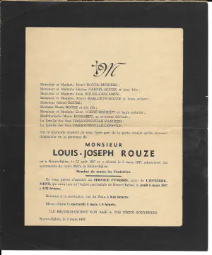 Louis ROUZE 02/03/1947