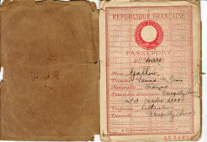 Passeport - 1947 - Edmond Denis GALLOIS