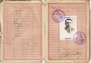 Passeport - 1947 - Edmond Denis GALLOIS