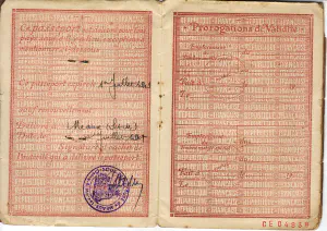 Passeport - 1947 - Edmond Denis GALLOIS