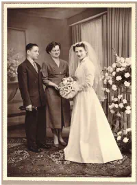 Hubert GALLOIS, Odette GALLOIS, Geneviève GALLOIS - 16/11/1957